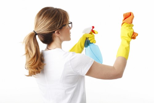Stain treatment and deodorising on a mattress