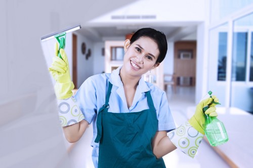 Charity donation of reusable carpet care materials and textiles from a cleaning business
