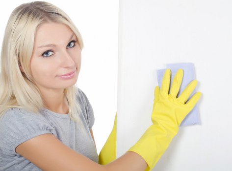 A technician documenting service notes during a complaint review
